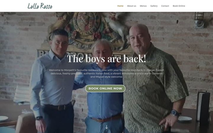 Screenshot of lollorossoitalia.com