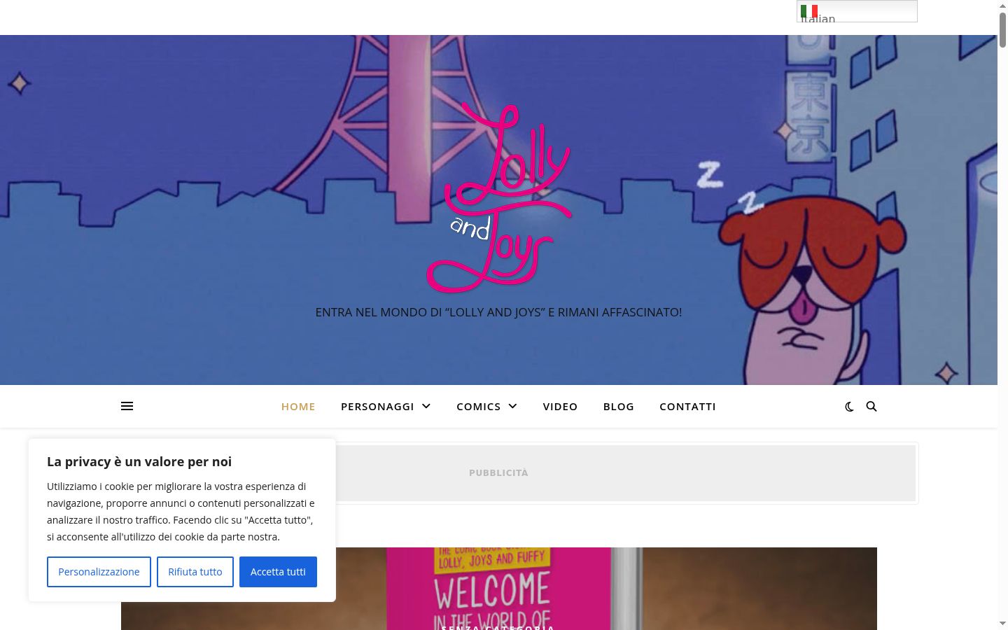 Screenshot des Einwilligungsbanners vor jeglicher Interaktion