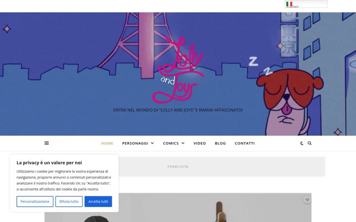 Screenshot of lollyandjoys.altervista.org