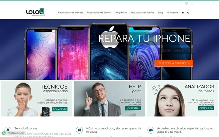 Screenshot of lolol.es