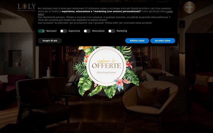 Screenshot of lolyhotel.com