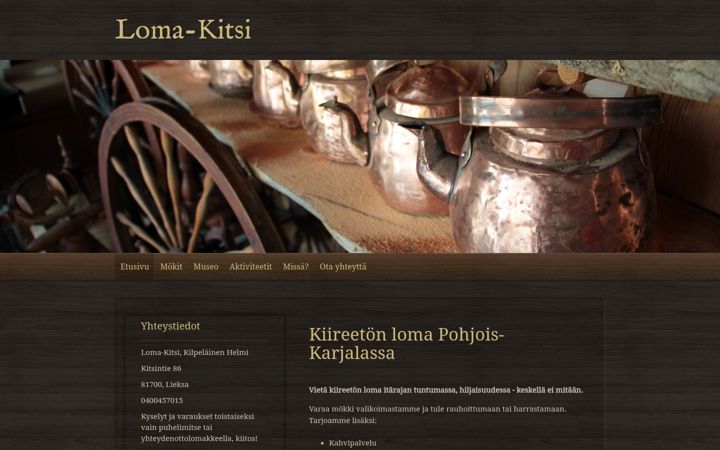 Screenshot of lomakitsi.com