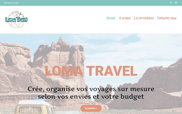 Screenshot of lomatravel.com