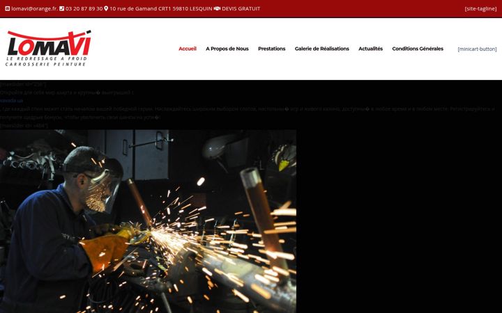 Screenshot of lomavi.com