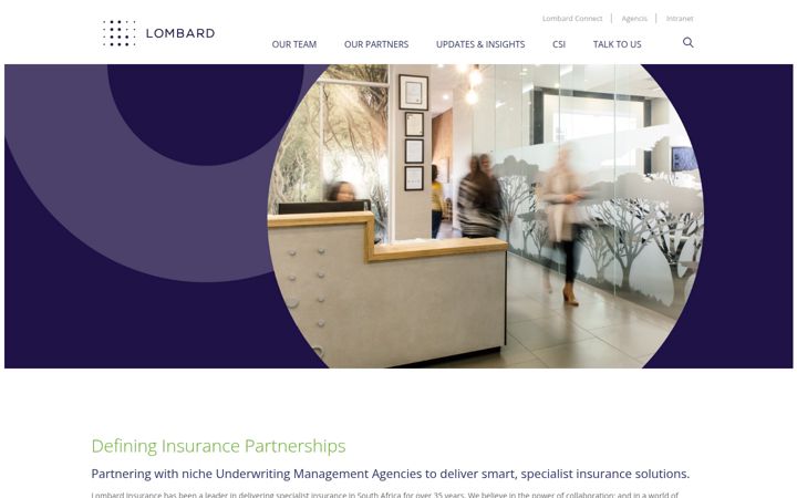 Screenshot of lombardins.com