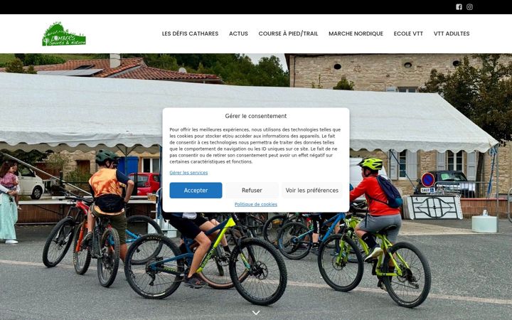 Screenshot of lombers-sports-nature.org