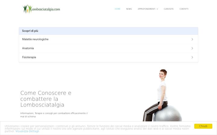 Screenshot of lombosciatalgia.com