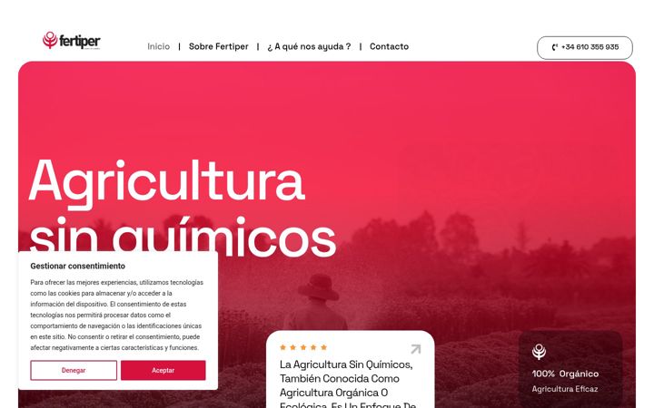 Screenshot of lombriculturaandaluza.com