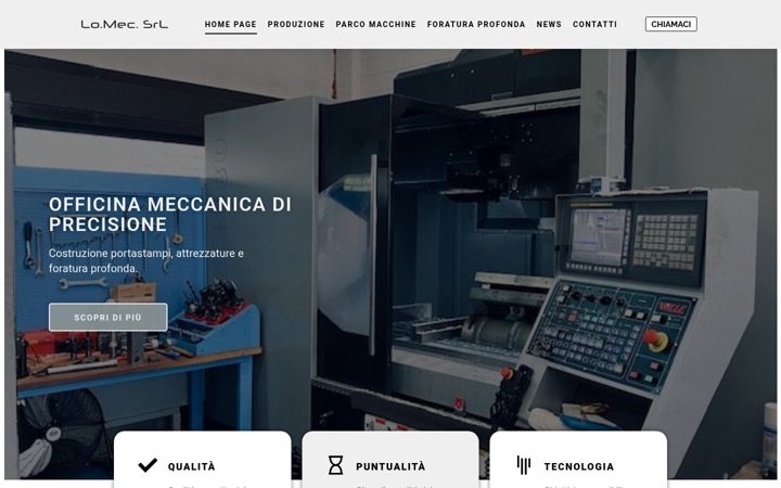 Screenshot of lomec-srl.com