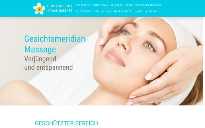 Screenshot of lomi-healing.de
