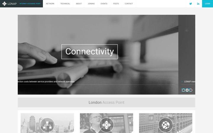 Screenshot of lonap.net