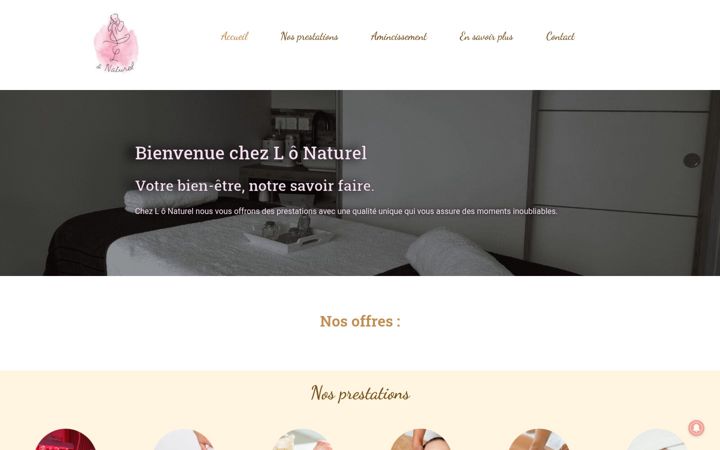 Screenshot of lonaturel.fr