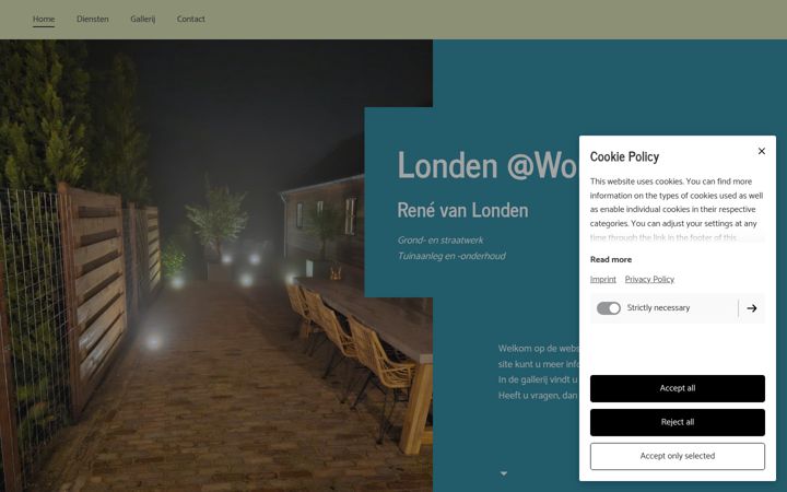 Screenshot of londenatwork.nl