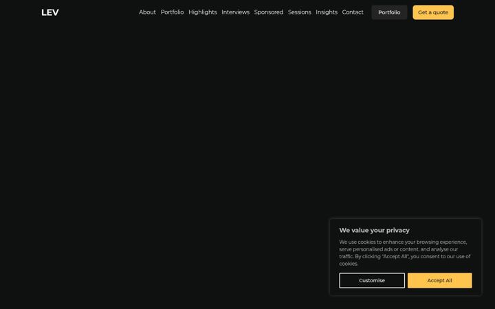 Screenshot of london-event-video.com
