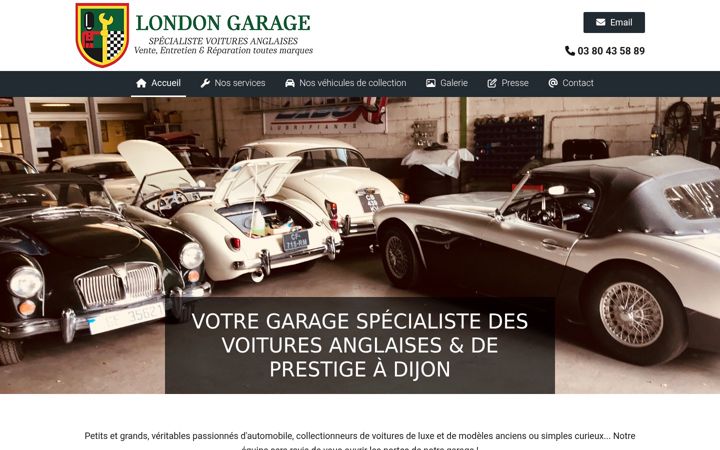 Screenshot of london-garage.fr