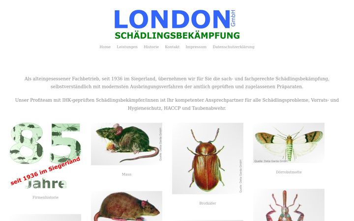 Screenshot of london-gmbh.de
