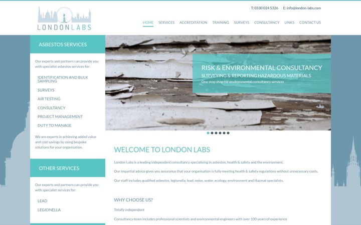 Screenshot of london-labs.com