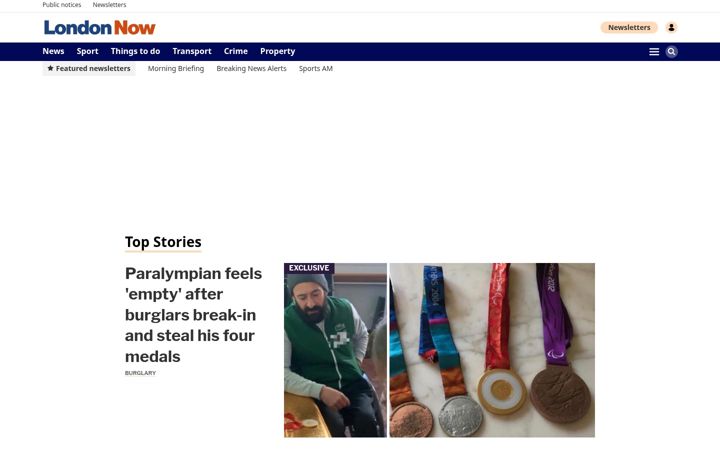 Screenshot von london-now.co.uk