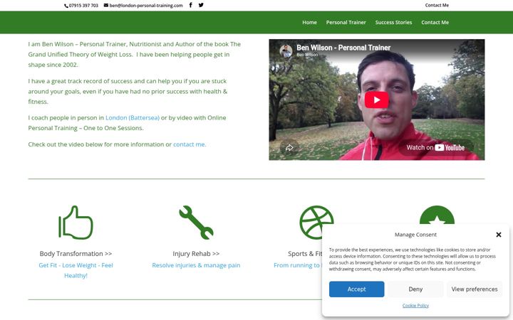 Screenshot of london-personal-training.com