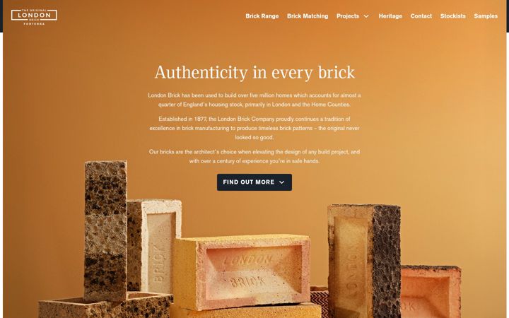 Screenshot of londonbrick.co.uk