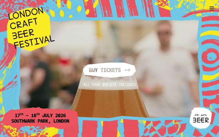 Képernyőkép: londoncraftbeerfestival.co.uk