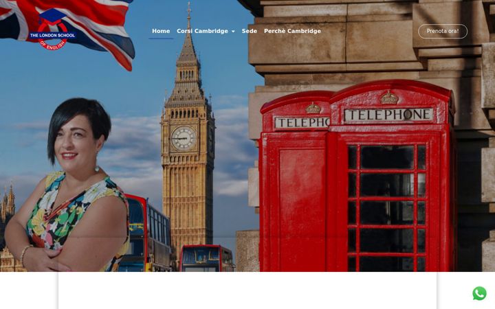 Screenshot ta' londonenglishschool.it