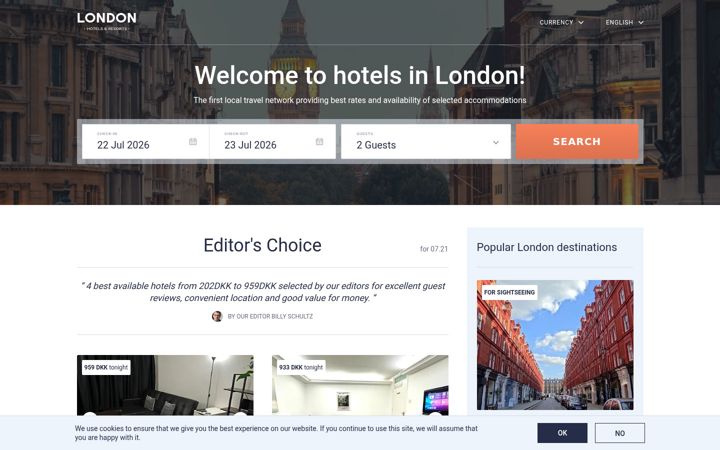 Screenshot ta' londonhotelsgb.com