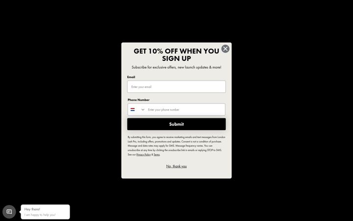 Screenshot of londonlashpro.eu