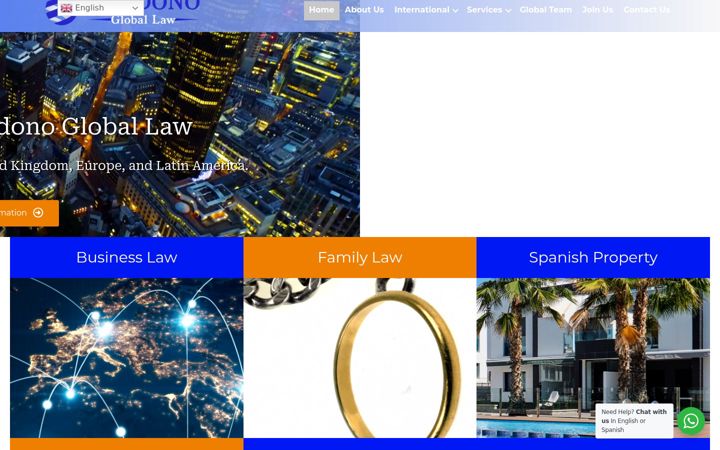 Screenshot of londonogloballaw.com