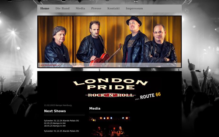 Snímek obrazovky londonpride.de