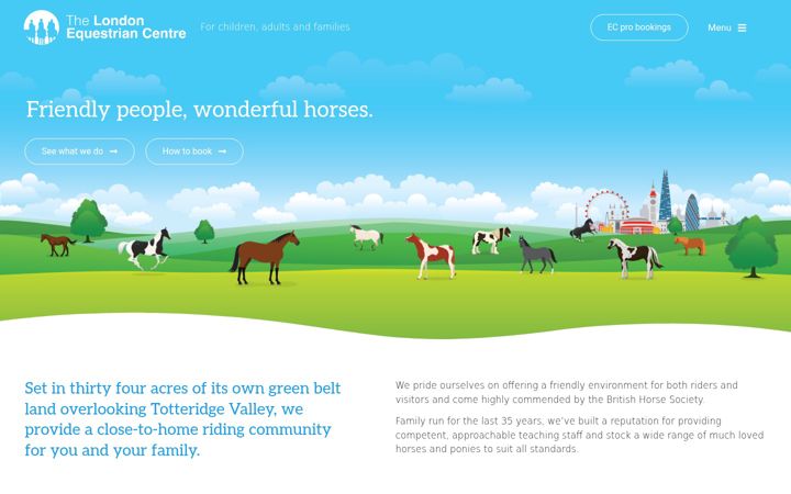 Screenshot of londonridingschool.com
