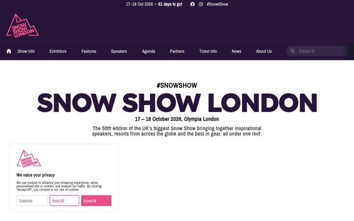 Screenshot of londonsnowshow.com
