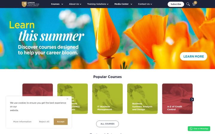 Screenshot of londontfe.com