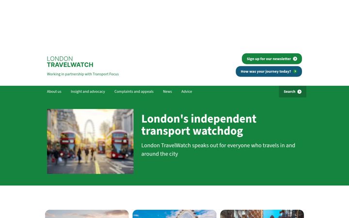 Screenshot of londontravelwatch.org.uk
