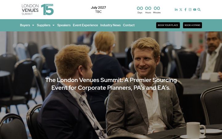 Screenshot of londonvenuessummit.co.uk