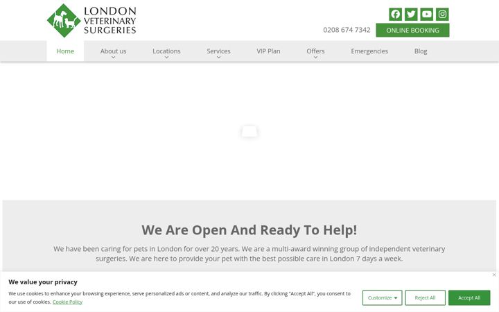 Screenshot of londonvets.co.uk