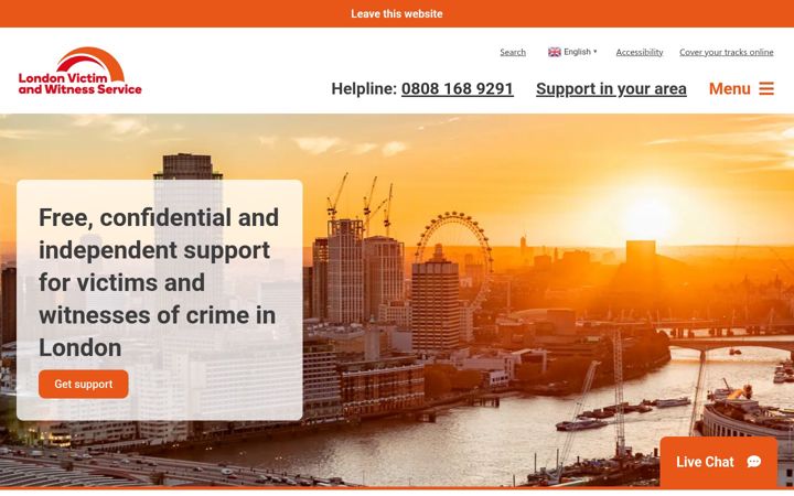 Screenshot of londonvws.org.uk