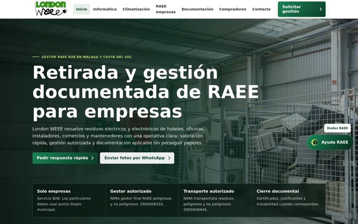 Screenshot of londonweee.es