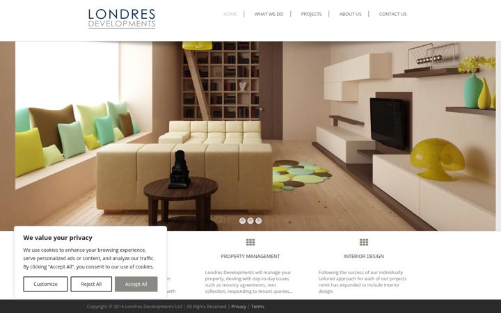 Screenshot of londresdevelopments.co.uk