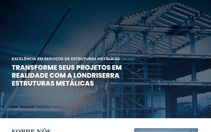 Screenshot of londriserraestruturas.com.br