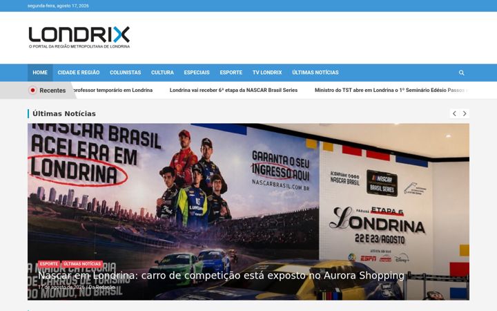 Screenshot of londrix.com.br