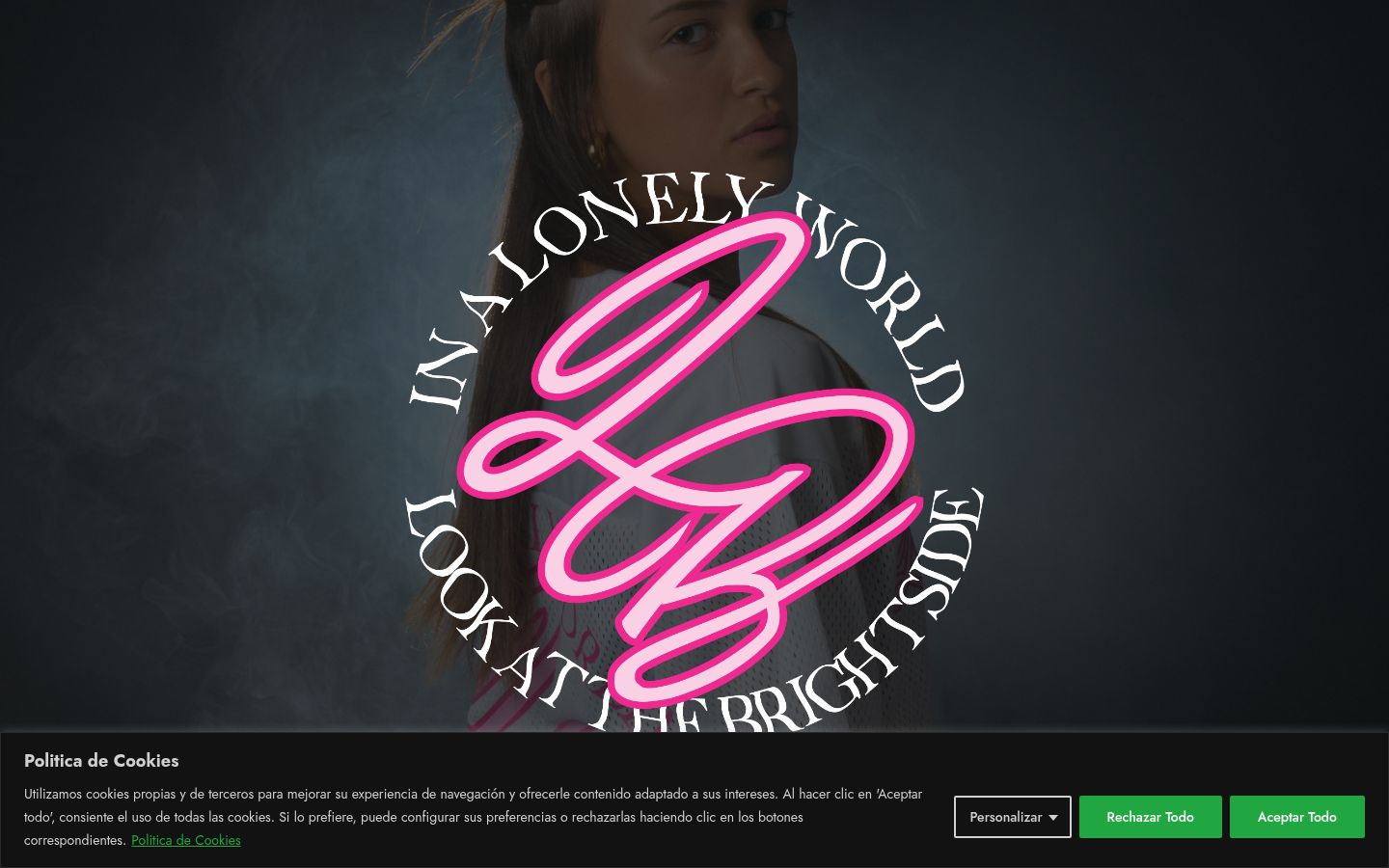 Captura de pantalla del banner de consentimiento mostrado antes de cualquier interacción