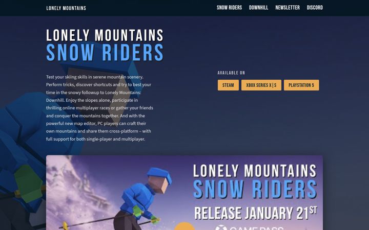 Screenshot of lonelymountains.com