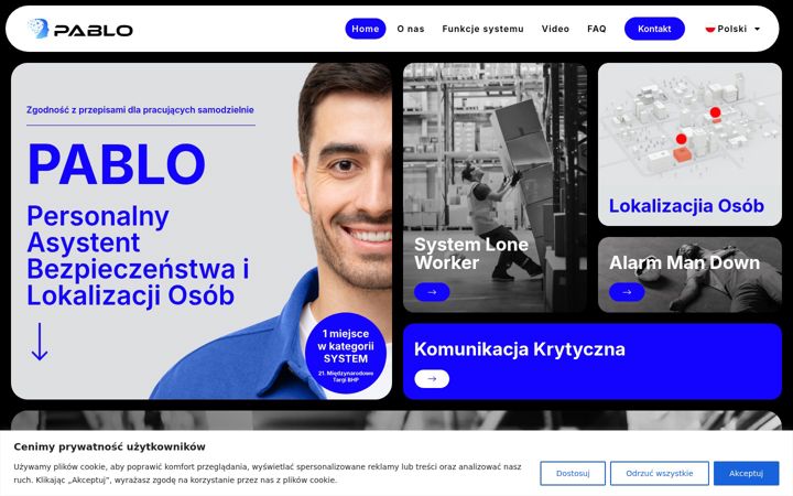 Screenshot of loneworker.pl