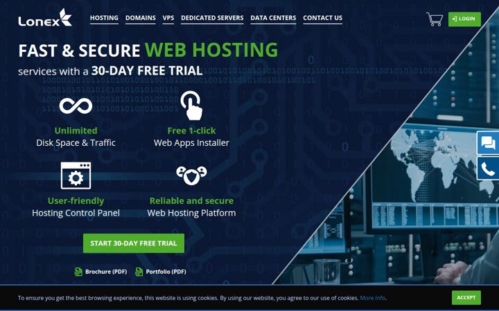 Screenshot of lonex.com