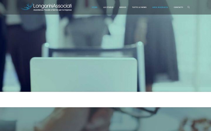 Screenshot of longariniassociati.it