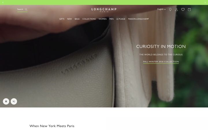 Screenshot von longchamp.co.id