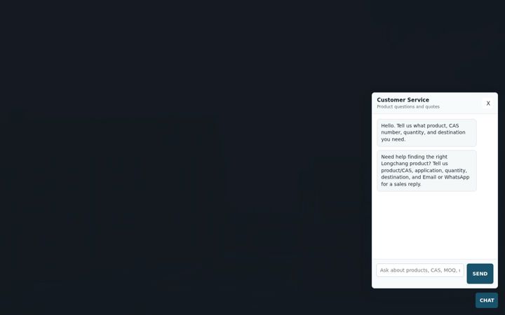 Screenshot of longchangchemical.es