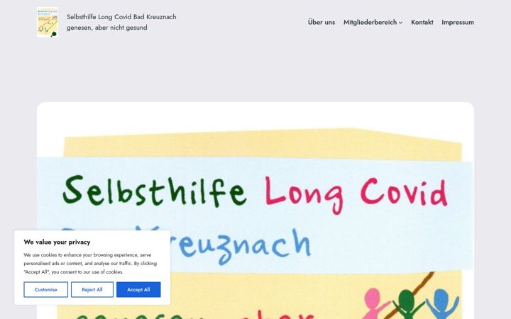 Screenshot of longcovid-kh.de