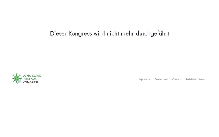 Screenshot of longcovid-postvac-kongress.de